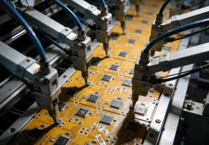 Automated PCB manufacturing and assembly process for electronic products