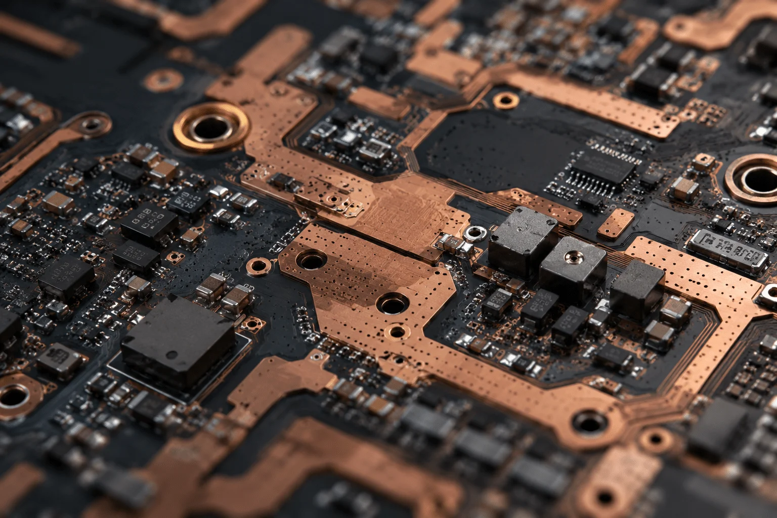 Copper core PCB board for high thermal performance electronics