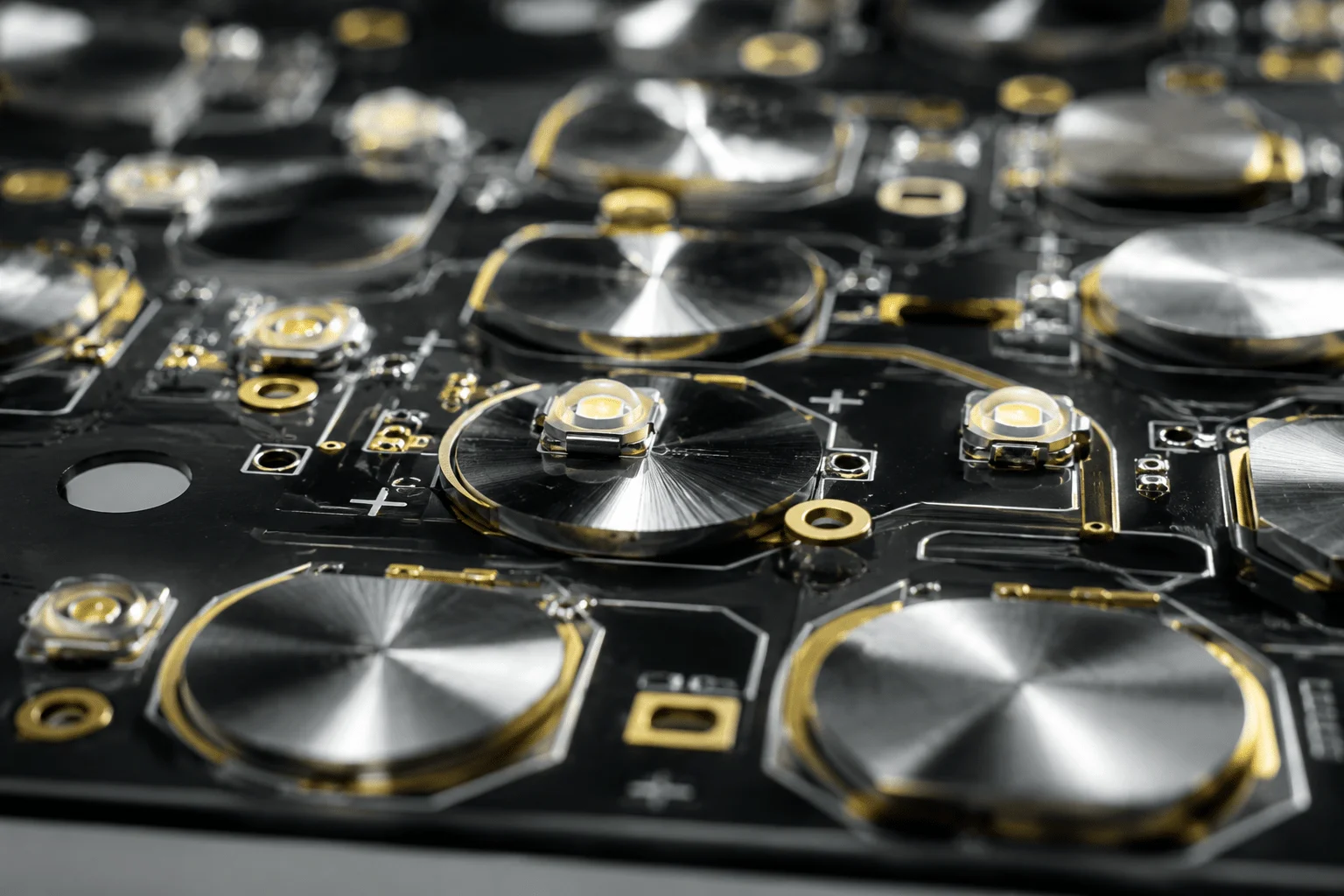Precision electronic components and circular hardware for PCB manufacturing applications