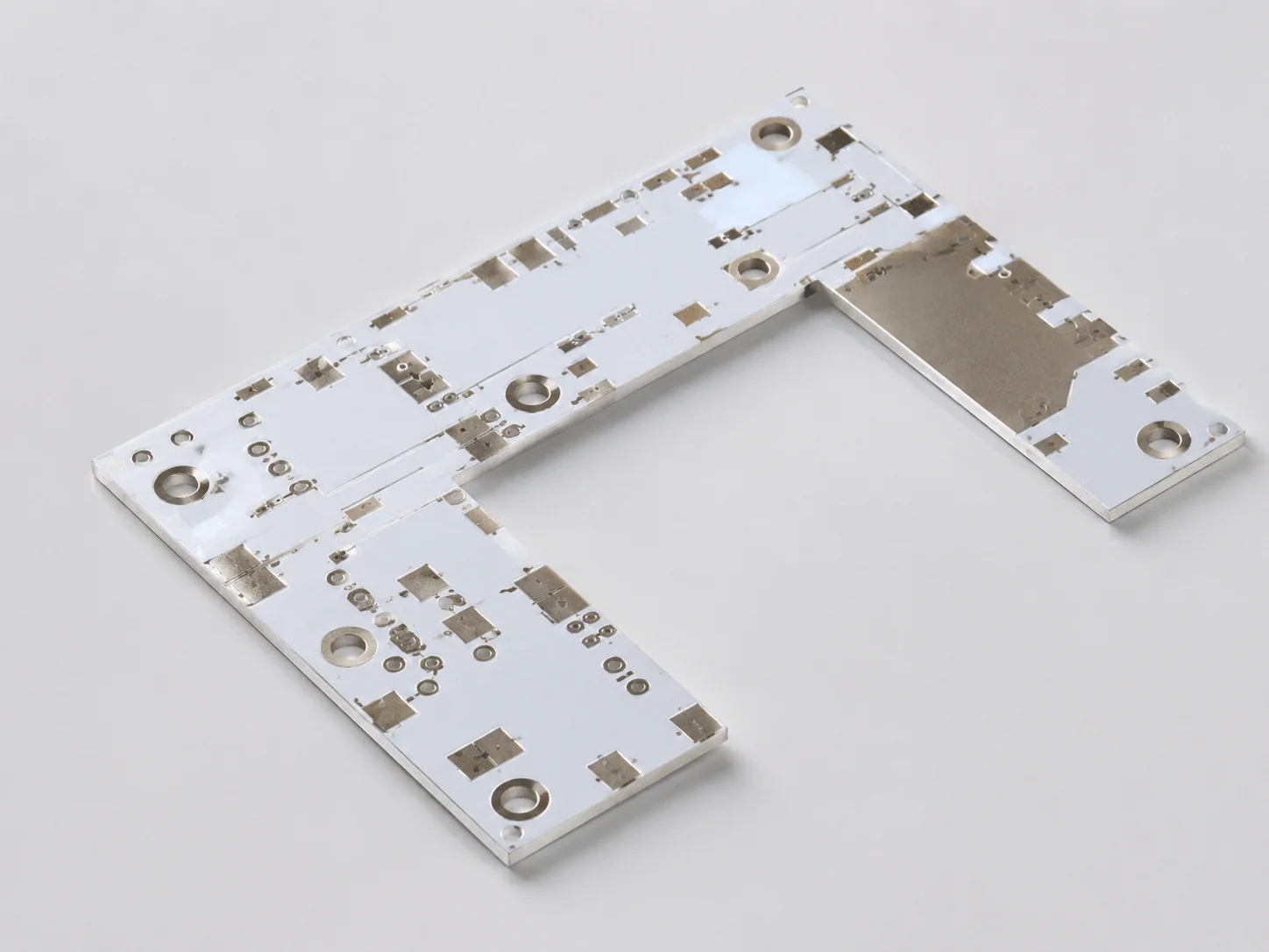 White LED PCB board for lighting and electronic applications