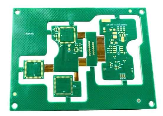 Multilayer rigid-flex PCB with interconnected rigid and flexible circuit sections Select 89 more words to run Humanizer.