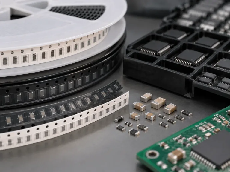 Components organized for turnkey PCB assembly sourcing and cost review