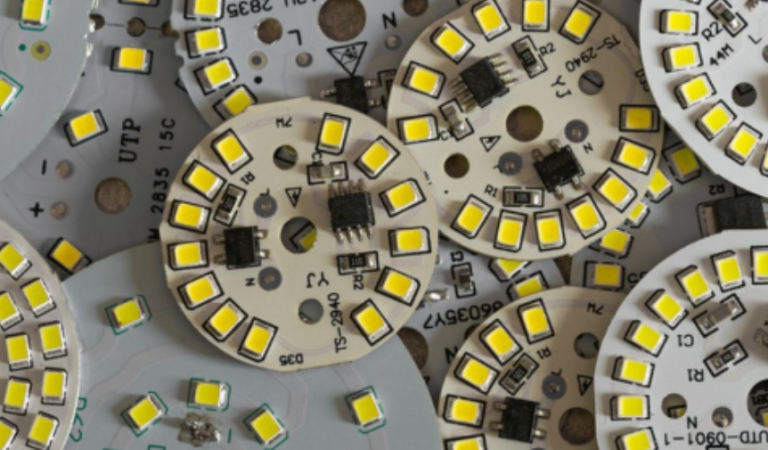 Custom Double-Sided Aluminum PCB Design for LED Lights
